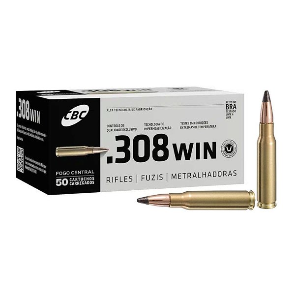 Municao .308WIN CBC EXPT 150GR