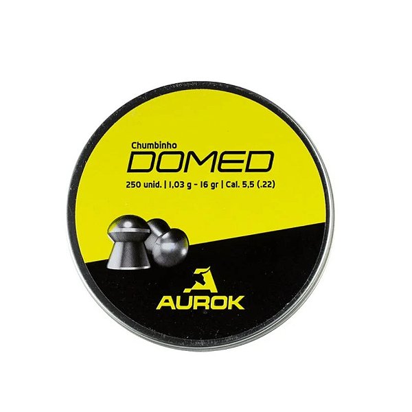 Chumbinho Aurok Domed 5.5mm - 250Un