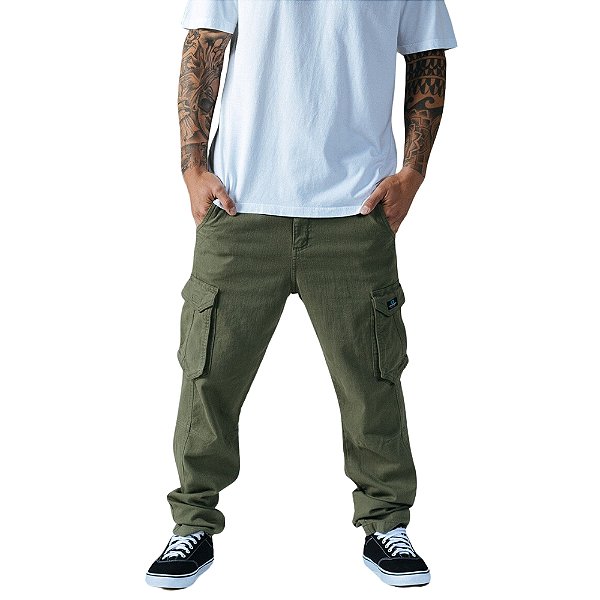 Calça Cargo Galapagos Ranger - Verde Oliva