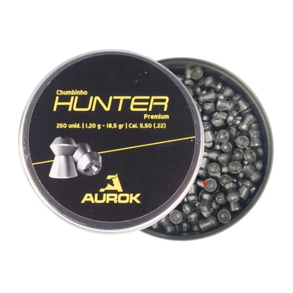 Chumbinho Aurok Hunter Premium 5.5mm - 250Un