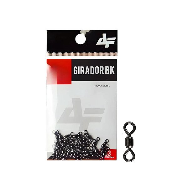 Girador Albatroz Black Nickel - 9 a 24Un