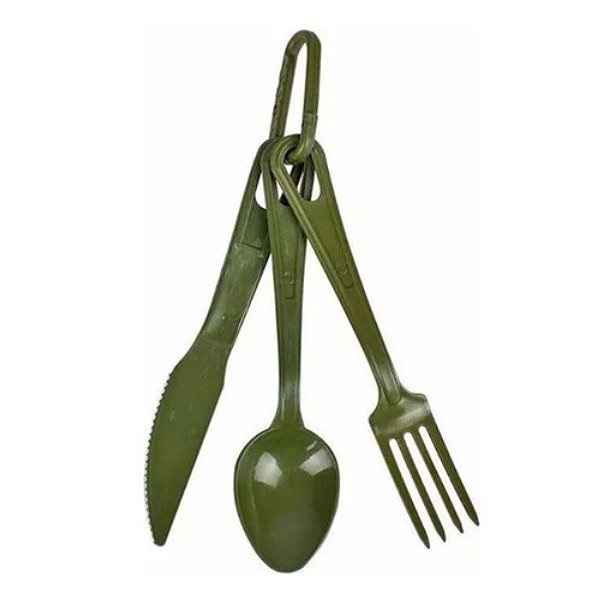 Talher de Campanha Belica - Verde