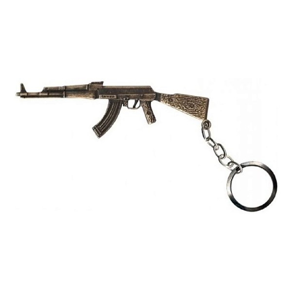 Chaveiro Belica Ak 47 - Ouro Velho