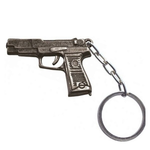 Chaveiro Belica Pistola - Ouro Velho