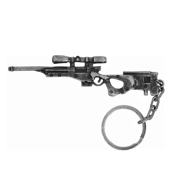 Chaveiro Belica Sniper - Prata Velho
