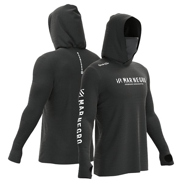 Camiseta Mar Negro XP 360 Capuz Poliamida - Chumbo