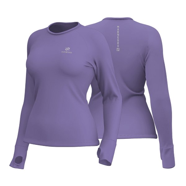 Camiseta Mar Negro Poliamida c Luvinha - Violeta