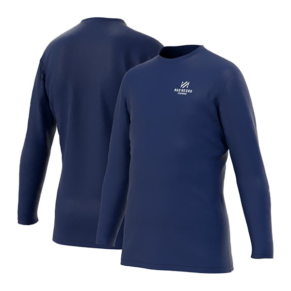 Camiseta Mar Negro Poliamida - Marinho - Infantil