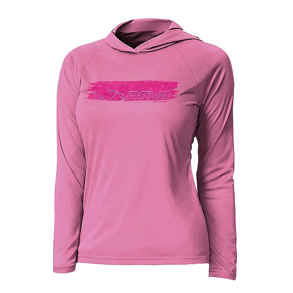 Camiseta Presa Viva Baby c Capuz Poliamida 31 - Rosa