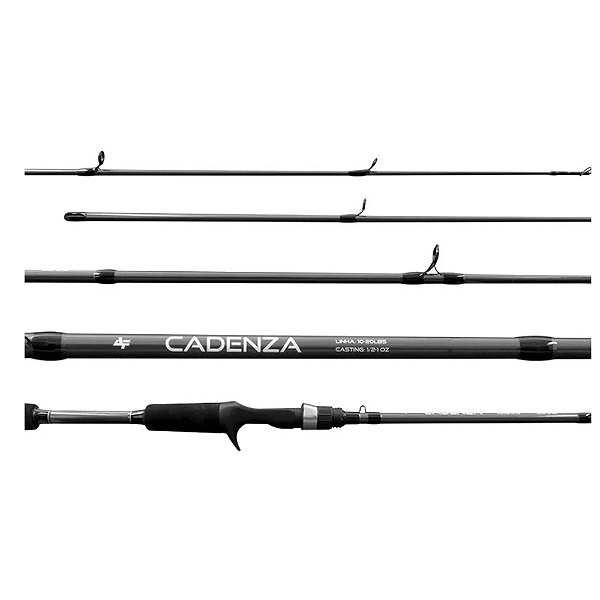Vara Albatroz Cadenza C601 - 8-17Lbs 6 0 (1,83m) Carretilha - Cinza