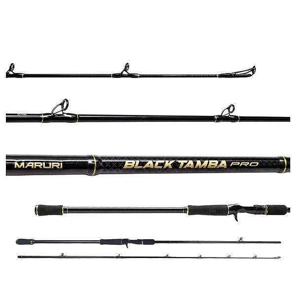 Vara Maruri Black Tamba PRO 30 60lbs 8 0 (2,40m) - Carretilha - 2 Partes