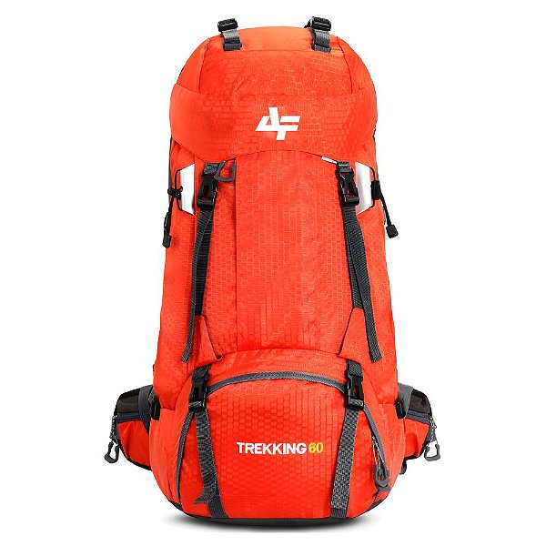 Bolsa Albatroz Trekking BLSDC - 60 Litros - Laranja