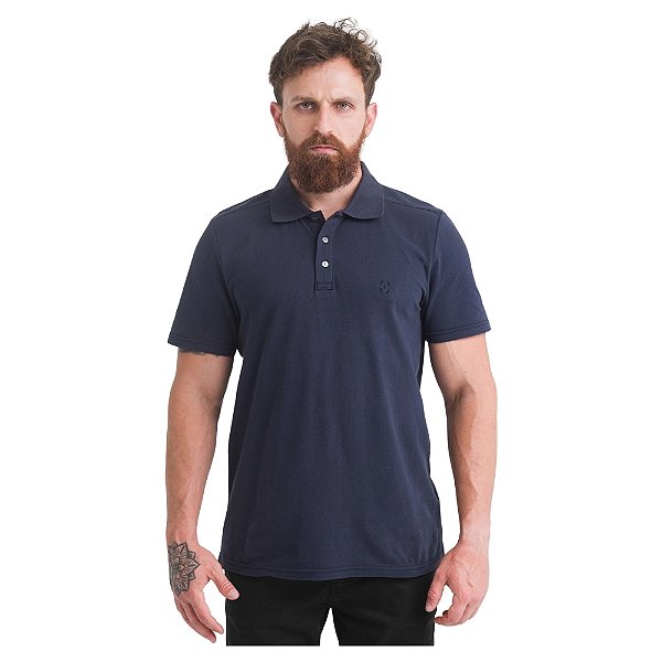 Camisa Polo Invictus Division Light - Azul Marinho