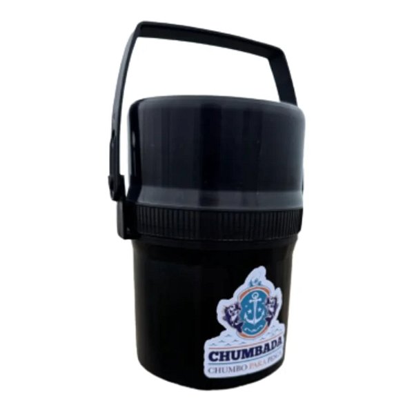 Porta Isca e Chumbadas Chumbada Oficial - Preto