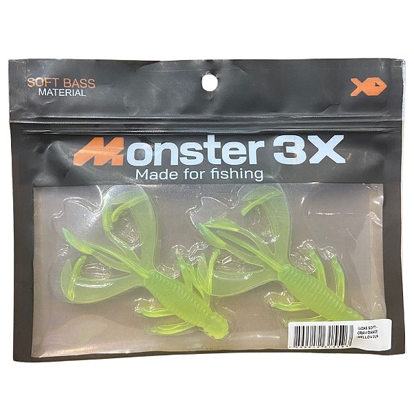 Isca Monster 3X Craw Dance / 10Cm - 2Un
