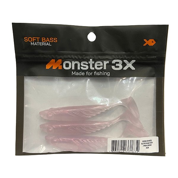 Isca Monster 3X Slim Shad / 9Cm - 3Un
