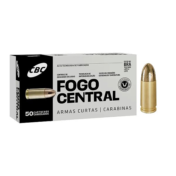 Municao CBC .38TPC Etog 124gr - UN