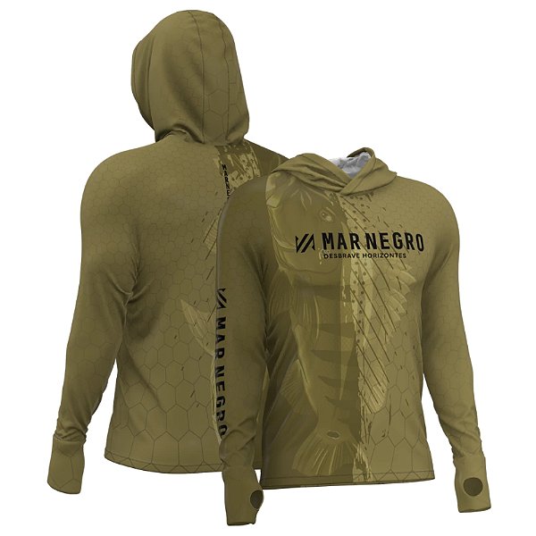 Camiseta Mar Negro XP Protection Capuz Sublimada - Tucuna Army