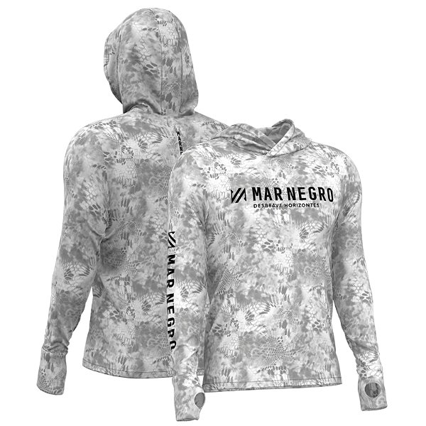 Camiseta Mar Negro XP Protection Capuz Sublimada - Clear