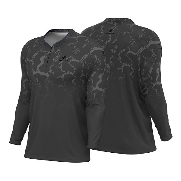 Camiseta Mar Negro Combat - Grunge Chumbo