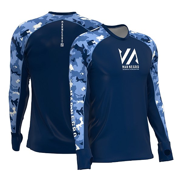 Camiseta Mar Negro Premium Flex - Camo Frost