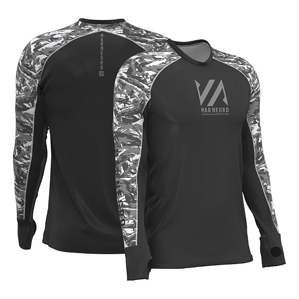 Camiseta Mar Negro Premium Flex - Camo Grahite