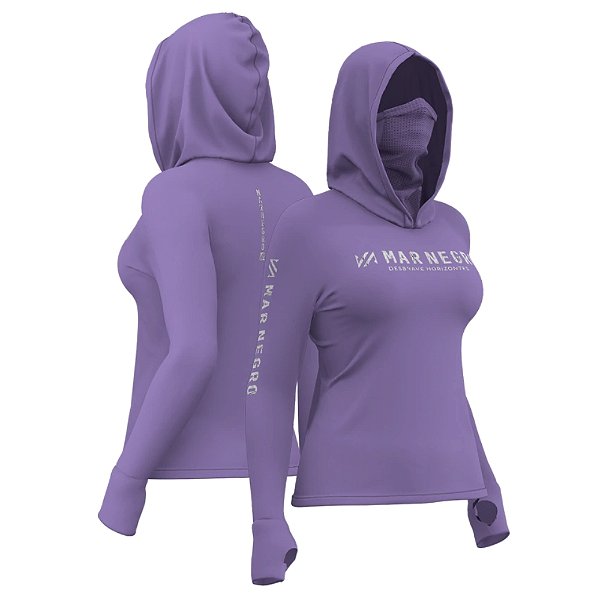 Camiseta Mar Negro XP 360 Capuz Poliamida - Violeta