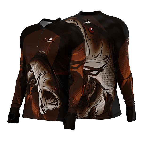 Camiseta Mar Negro Combat - Traira