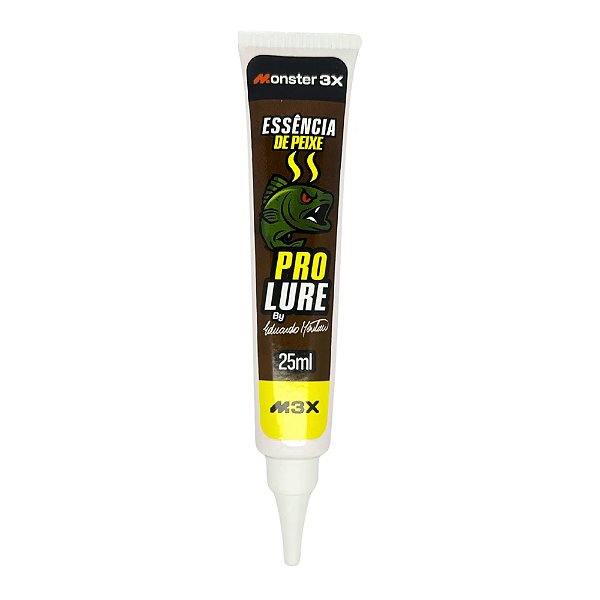 Essência Pro Lure Monster 3X para Isca Soft Bait - Aroma de Peixe - 25ml