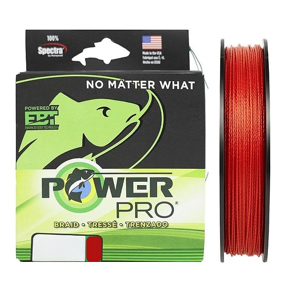 Linha Multi Shimano Power Pro 4X - 135m - Vermelho