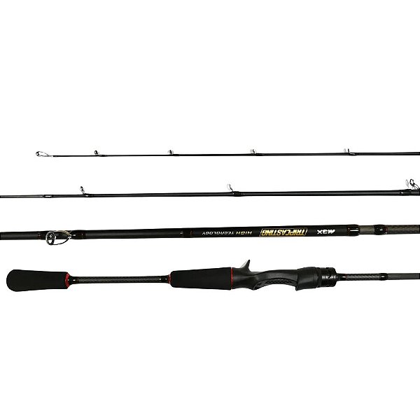 Vara Monster M3X 20 40 Lbs 6 0 (1,83m) - Carretilha - 4 Partes