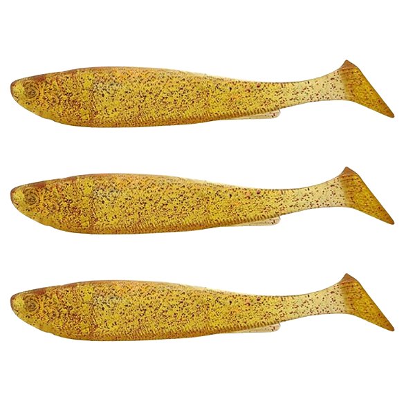 Isca Monster 3X Golden Shad / 7,5Cm - 3Un
