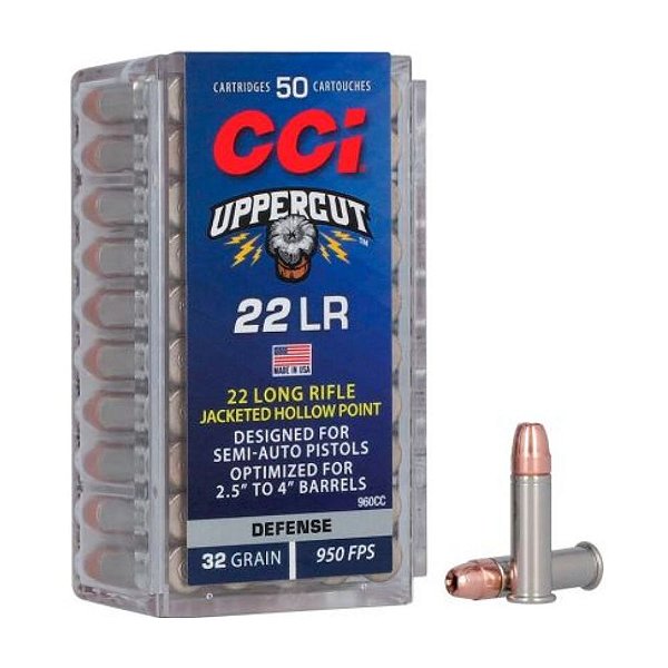 Municao CCI .22LR Uppercut HP - 32gr - UN