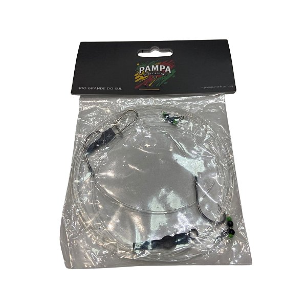 Chicote Surfcasting PAMPA 0,60mm -1,40m - 02 Anzóis