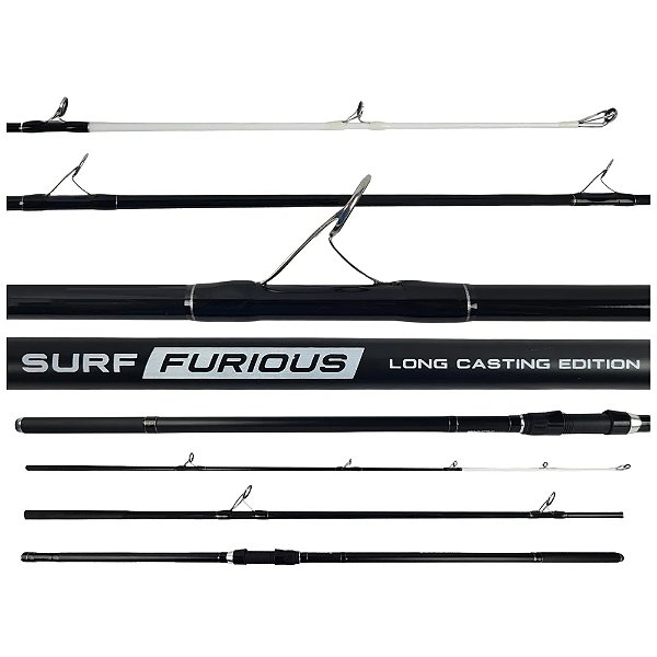 Vara Maruri Surf Furious 40 60Lbs (3,60m) 1203MH - Molinete - 3 Partes