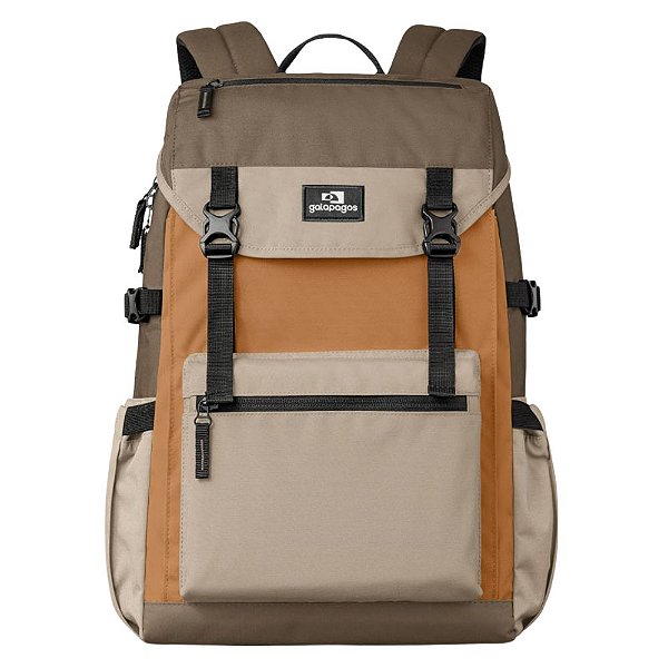 Mochila Galapagos Pelican 2.0 - Marrom Caramelo Caqui