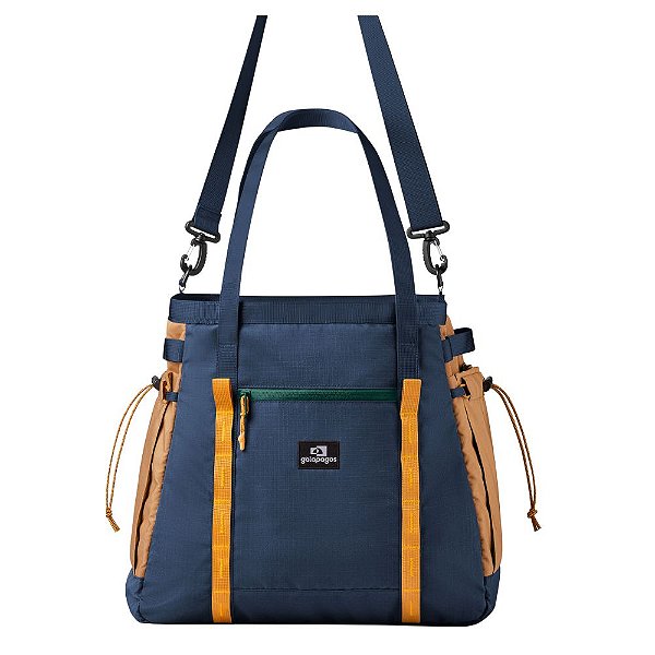Bolsa Galapagos Tote All In 2.0 - Marinho Caramelo