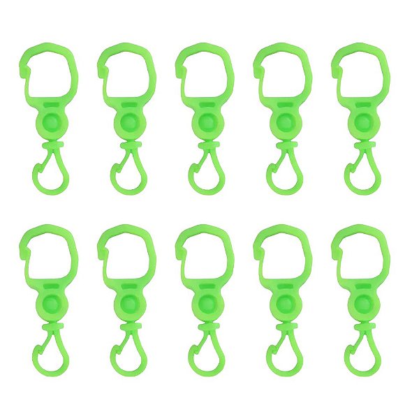 Kit Mini Mosquetao Shotgun - Verde Fluorescente