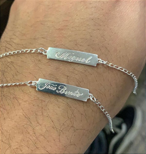Pulseira De Chapinha Infantil