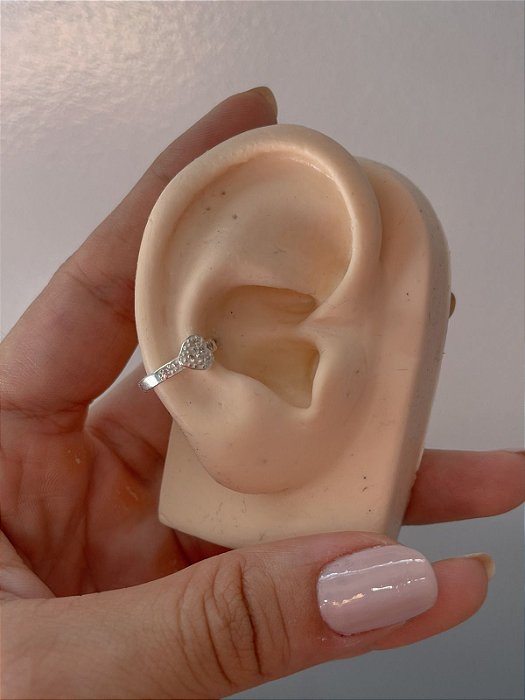 Piercing Coração Cravejado