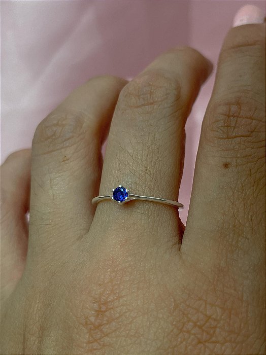 Solitário Valentina Azul