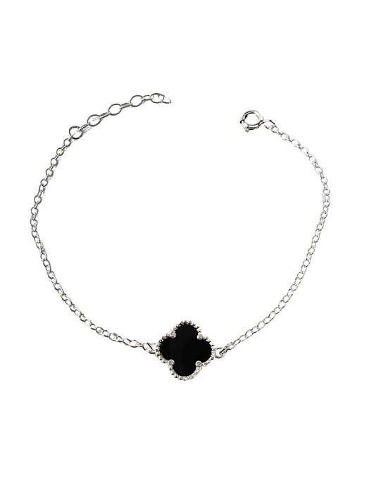 Pulseira Clover 10mm Preta