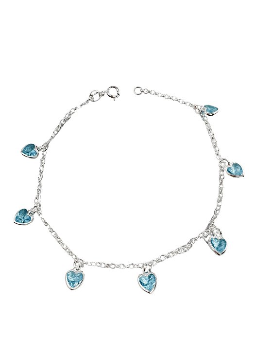 Pulseira Coração Azul
