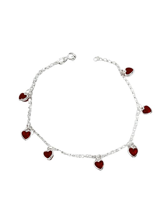 Pulseira Coração Vermelho