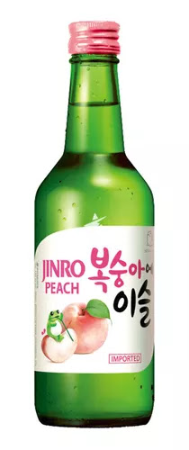 Soju Coreano Jinro Sabor Pêssego - 360Ml