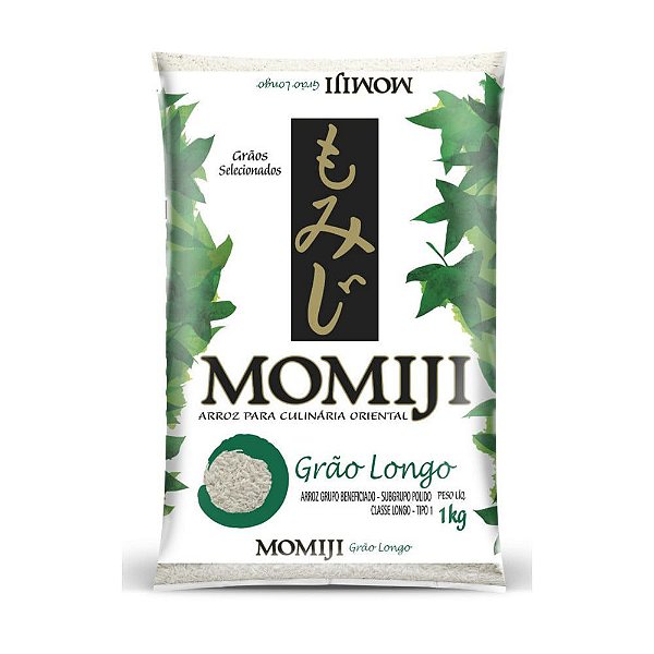 Arroz Japonês Momiji Longo - 1Kg