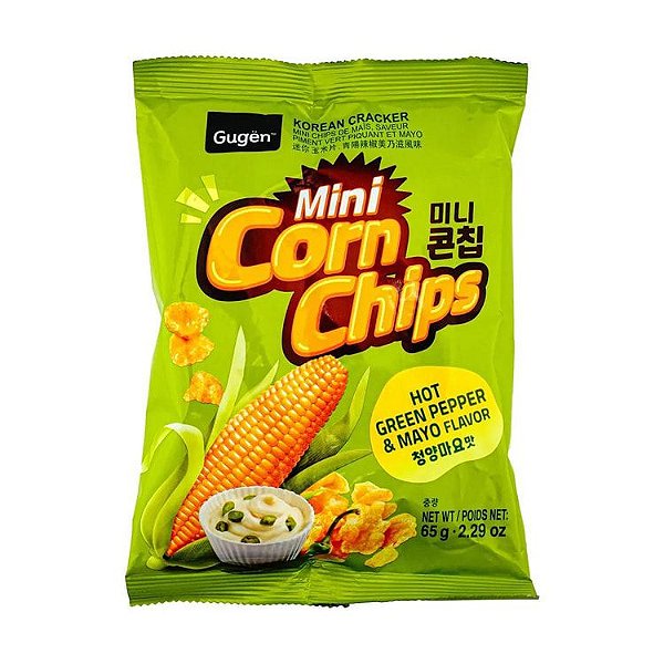 Salgadinho Mini Corn Chips Maionese Picante-65G Gugen