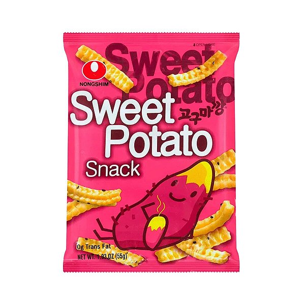 Salgadinho Coreano Batata Doce Sweet Potato Snack - 55 Gramas