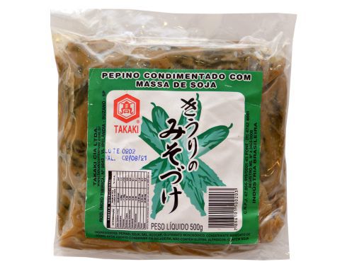 Pepino Condimentado Com Massa De Soja 250G Takaki