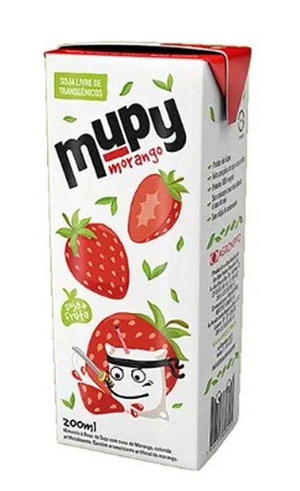 Bebida de Soja Mupy Morango 200Ml